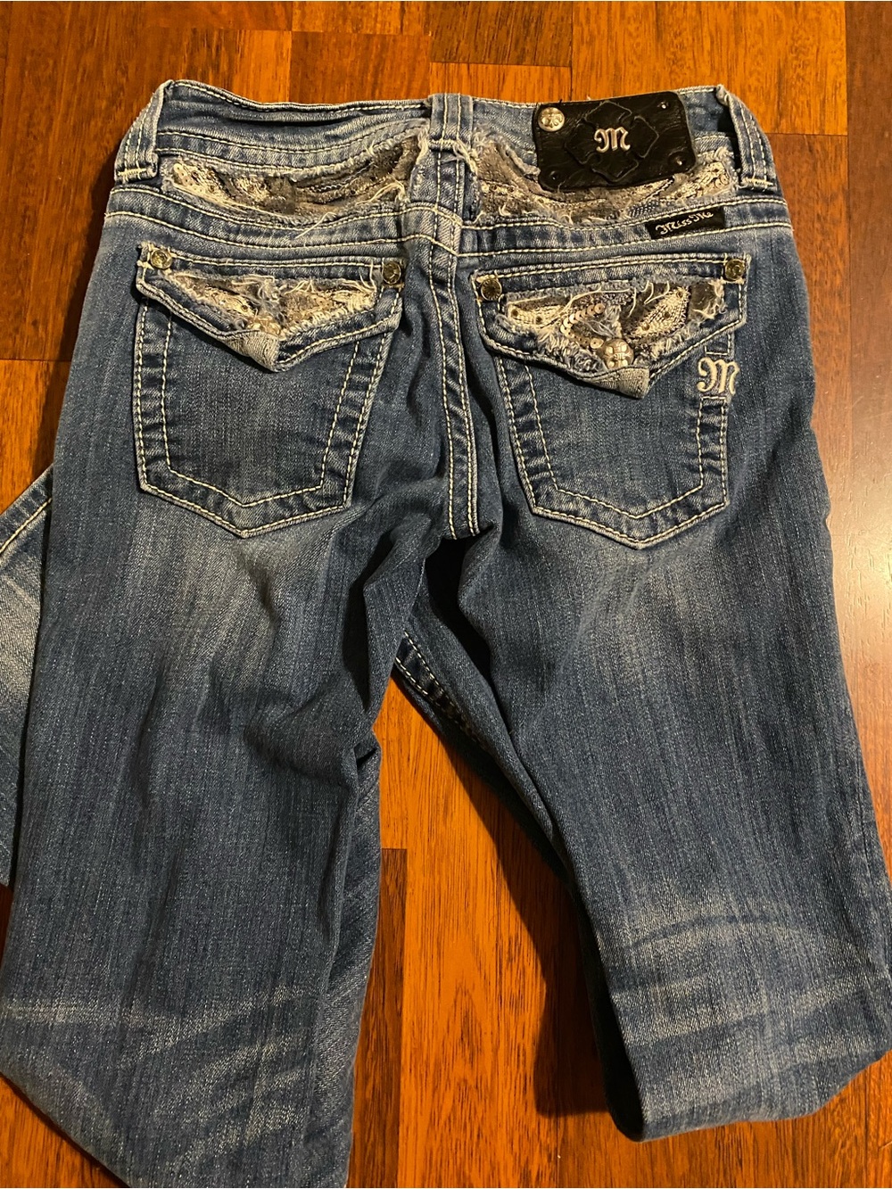 Miss Me Low Rise Boot Cut Jeans